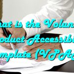 What is the Voluntary Product Accessibility Template (VPAT)?